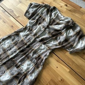 Blu Pepper - Day to Day size small plaid dress